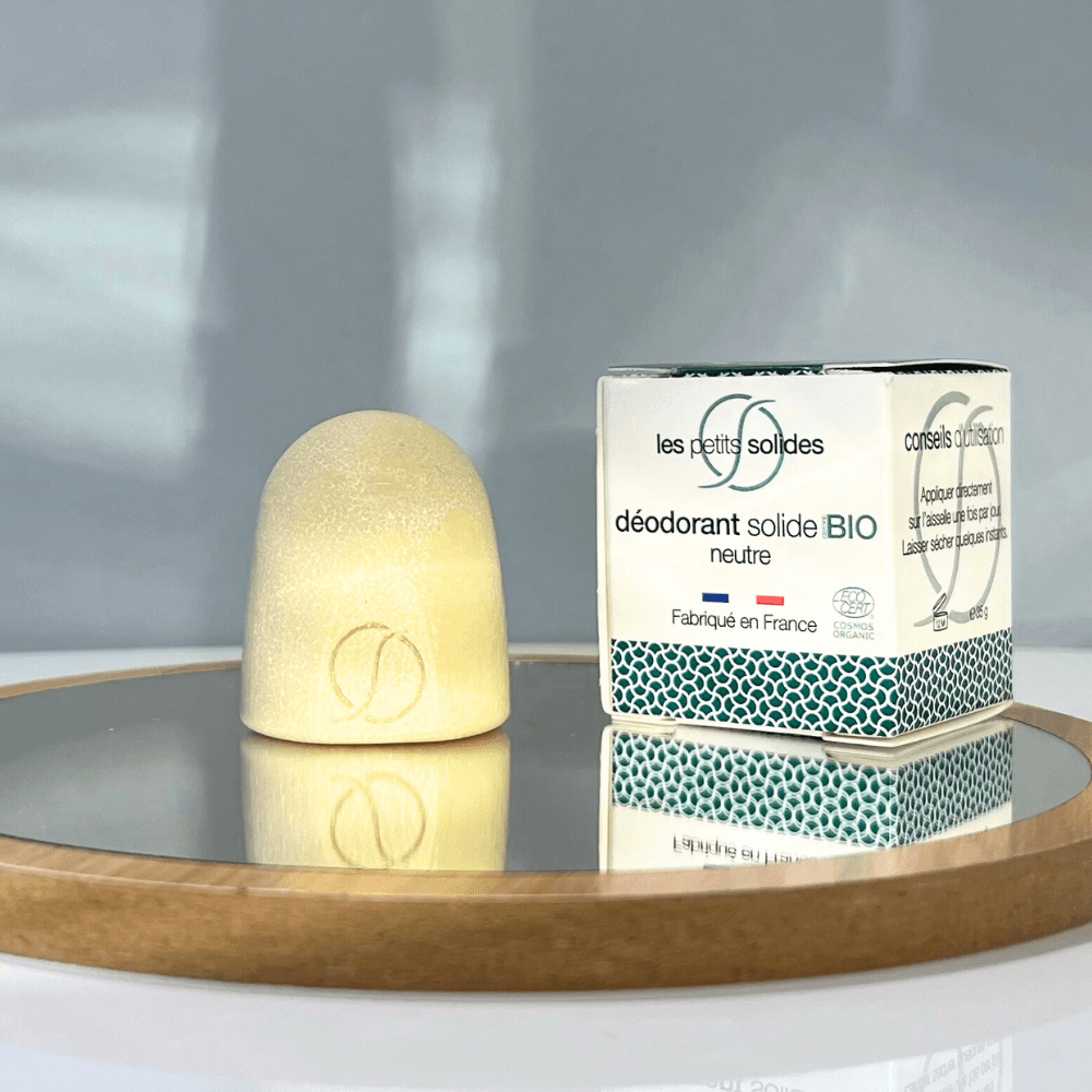 Déodorant solide bio neutre sans parfum, fabriqué à Lyon