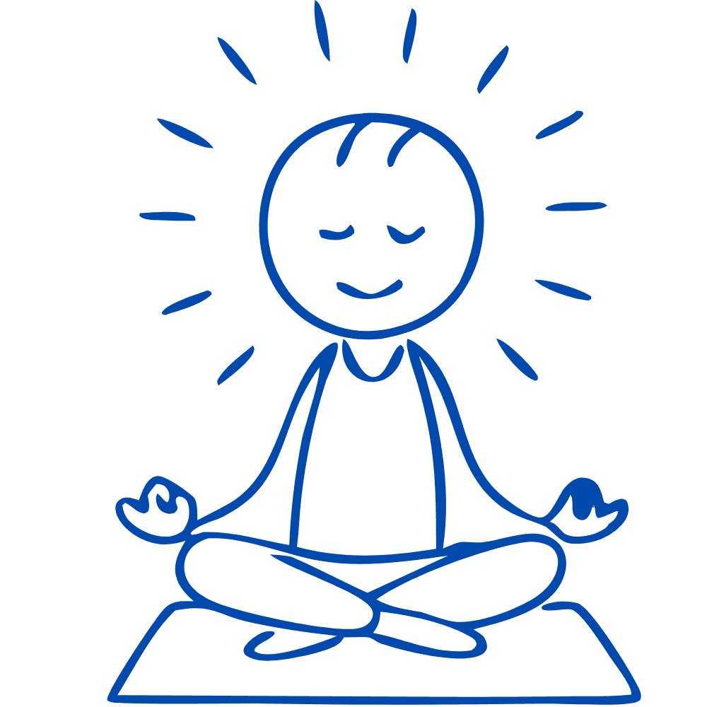 Dessin de méditation et yoga