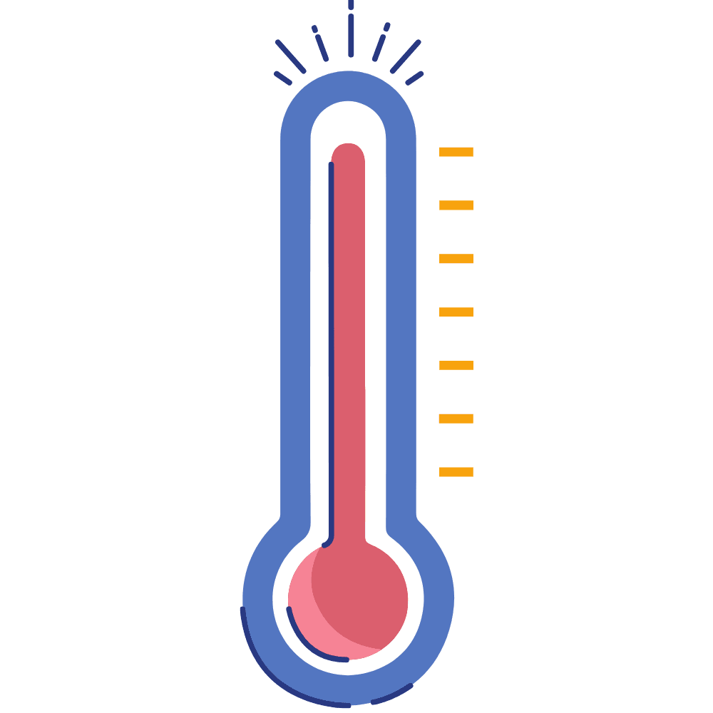 Mesure de la température au thermomètre