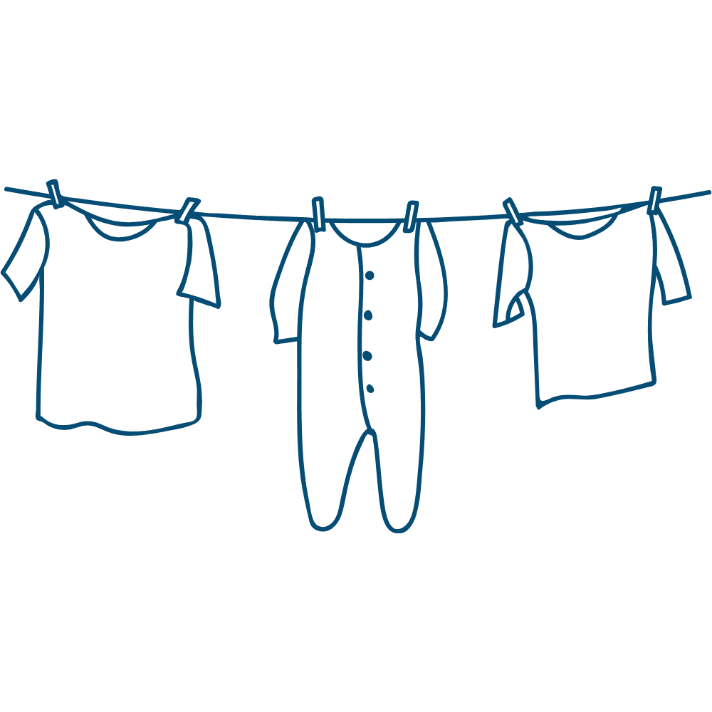 Vêtements qui sèche sur un étendage